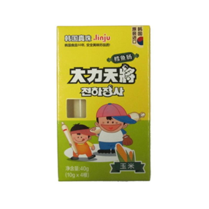 JINJU 韓國(guó)真珠/大力天將 兒童玉米鱈魚(yú)腸 40g*4根/盒 20盒裝