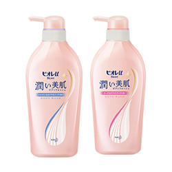 kao 花王 碧柔沐浴露套裝 玫瑰香型480ml+茉莉香型480ml 