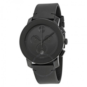 MOVADO Bold計(jì)時(shí)碼表黑色表盤男士手表