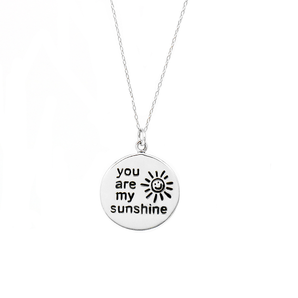 送禮！Sterling Silver  “You Are My Sunshine”  項(xiàng)鏈