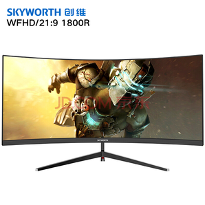 18日0点: Skyworth 创维 30C1 30英寸 VA显示器 (2560*1080、FreeSync、72%NTSC)