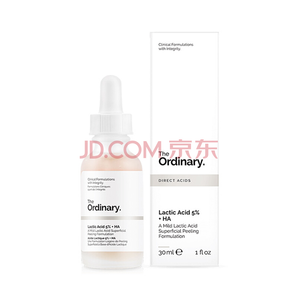 The Ordinary 5%乳酸 + 2%透明質(zhì)酸精華 30ml *3件 163.47元含稅包郵（合54.49元/件）