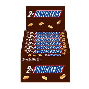 snickers 士力架 花生夾心巧克力能量棒 盒裝 24條