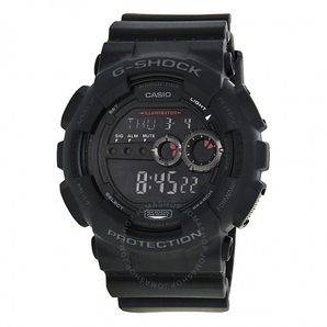 Casio 卡西欧 G-Shock 系列 全黑运动腕表 GD100-1 B