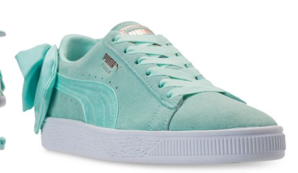 限7和7.5碼！Puma  Women's Suede Bow Casual Sneakers 平底鞋