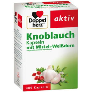 Doppelherz 雙心大蒜精膠囊 480粒