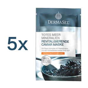 湊單！ DERMASEL 死海 礦物質魚子醬深海酶面膜 12ml *5片