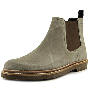 限US9碼，Clarks 其樂 Bushacre Up 男士切爾西短靴   含稅到手約346元