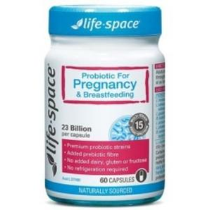 張嘉倪推薦款！Life Space 孕婦及哺乳期益生菌膠囊 60粒（孕期不便秘，增強免疫力）