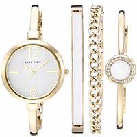 多款好價(jià)！Anne Klein  AK/3290WTST 腕表套裝 prime到手約375元