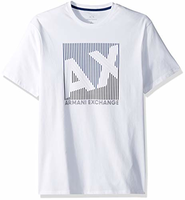 Armani Exchange阿玛尼Barcode Ax Graphic 男T恤