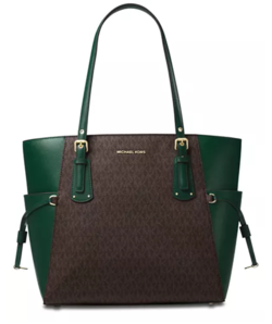 MICHAEL Michael Kors  Voyager East West Signature 托特包