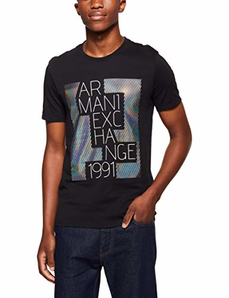 Armani Exchange阿瑪尼Metallic Graphic 男T恤 $25.65（到手約￥245）