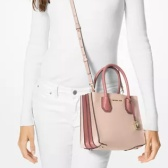 Michael Kors 情人節(jié)系列 Mercer Pebble 女包 粉紅色