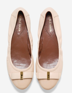 小碼福利~cole haan  Elsie Ballet Flats in Nude 女士平底鞋