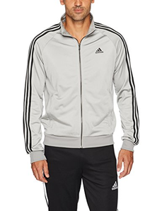 adidas 阿迪達(dá)斯 Essentials 男士經(jīng)典三道杠拉鏈立領(lǐng)夾克衛(wèi)衣