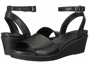 Crocs Leigh-Ann Ankle Strap Leather女士涼鞋