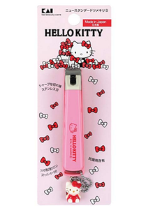 甜心粉色限量版！KAI 貝印 HELLO KITTY 指甲刀 粉色 S號KK-2511