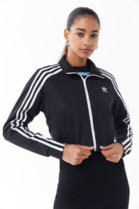 限碼！adidas 短款運(yùn)動(dòng)夾克女