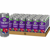 V8 +Energy 石榴蓝莓口味绿茶能量饮料 24罐