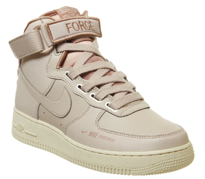 Nike 耐克 Af1 Hi Utility 女士裸粉米色高幫運(yùn)動(dòng)鞋