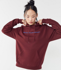 Champion Eco Triple Script Hoodie女士連帽衛(wèi)衣