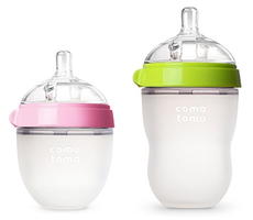 Comotomo 可么多么 妈妈乳感硅胶奶瓶,5oz + 8 oz 套装