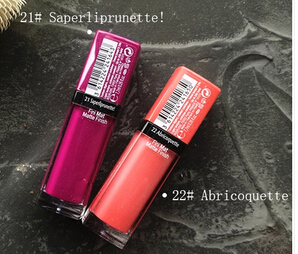 現(xiàn)貨！Bourjois 妙巴黎 天鵝絨彩唇釉 7.7ml 21 Saperliprunette!