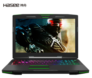 HASEE 神舟 戰(zhàn)神Z7M-KP5GC 15.6英寸游戲本（i5-8300H、8GB、1TB+128GB、GTX1050Ti 4G）