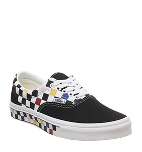 Vans Era 彩色棋盤格系帶中性款板鞋