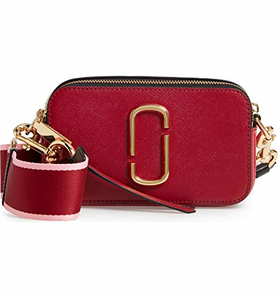 Marc Jacobs 女式 斜挎包 Snapshot M0012007-OS 混合红