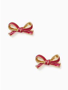 Kate Spade Skinny Mini Bow Studs 蝴蝶結(jié)耳釘 