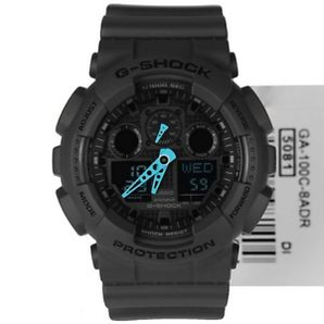 CASIO 卡西歐 G-SHOCK GA100C-8A 男士雙顯腕表 