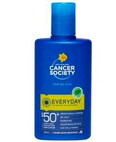 新西蘭皮膚癌協(xié)會推薦！Cancer Society 每日防曬露 SPF50+ 200ml