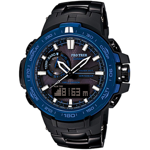 CASIO 卡西歐 六局電波鈦金屬登山運(yùn)動(dòng)表PRW-6000SYT-1DR