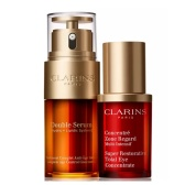 Clarins 嬌韻詩 雙萃精華+眼霜超值套組