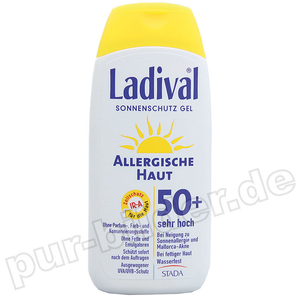 Ladival 抗過敏止癢防曬乳液 SPF50+ 防水型 適合敏感肌 200ml