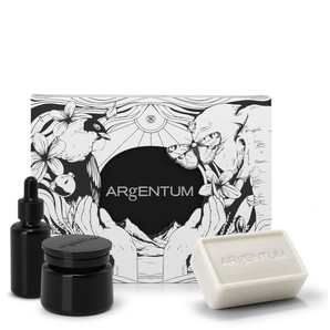 價值￡334，ARgENTUM 護(hù)膚三件套（銀霜70ml+銀油30ml+銀皂150g） 贈銀乳200ml