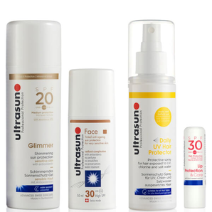 ultrasun U佳 節(jié)日套裝（防曬潤(rùn)膚露150ml+潤(rùn)色防曬霜50ml+護(hù)發(fā)噴霧150ml+防曬唇膏4.5g）