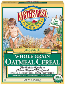Earth's Best 有機高鐵燕麥米粉 2段 6個月+ 227g