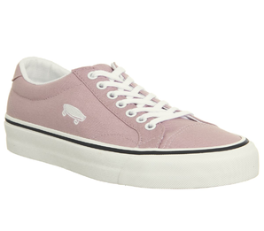  Vans 萬(wàn)斯 Court Icon 粉色低幫帆布鞋