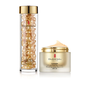 Elizabeth Arden 雅頓 金膠 精華90粒+金致日霜 50ml