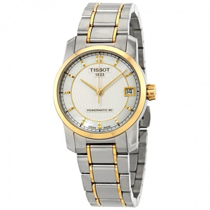 Tissot 天梭 T-Classic 系列 珍珠母貝金銀雙色女士氣質(zhì)腕表 