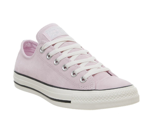  Converse 匡威 All Star Low 女士粉色低幫絨面鞋