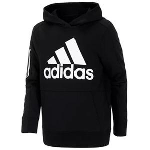 Adidas 大童款Logo印花連帽衫