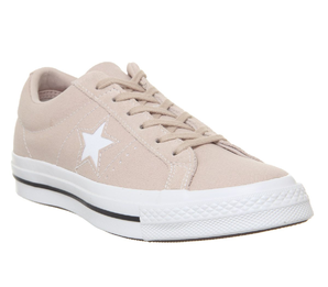  Converse 匡威 One Star 肉粉色星星帆布女鞋