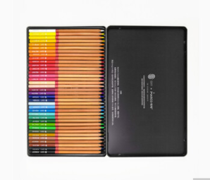 实录ISKN 36色彩色铅笔/填色笔/彩铅 铁盒装 