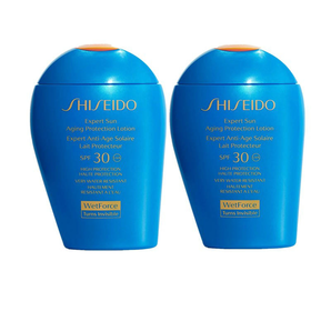 SHISEIDO 資生堂 新艷陽(yáng)夏臻效水動(dòng)力防曬乳液 藍(lán)胖子 SPF30 100mlx2