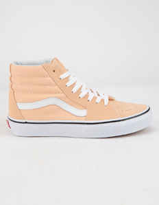 Vans 萬斯 Sk8-Hi 女士杏色高幫板鞋