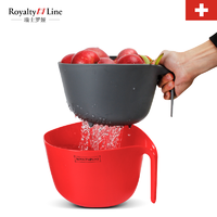 Royalty line瑞士罗娅 PP塑料厨房洗菜篮子
